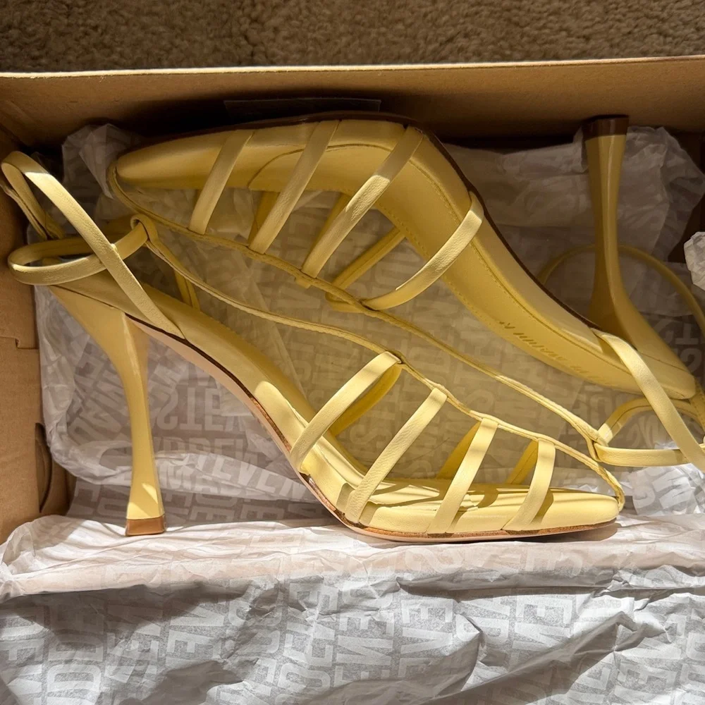 New! Steve Madden Tildah leather Heels - Picture 8 of 9